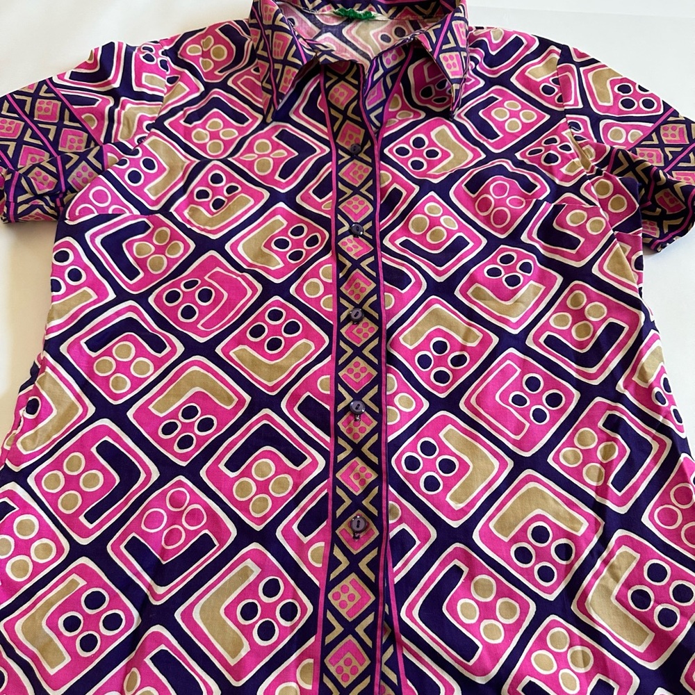 COPY - Geometric Alex Colman California Shirt Size Small